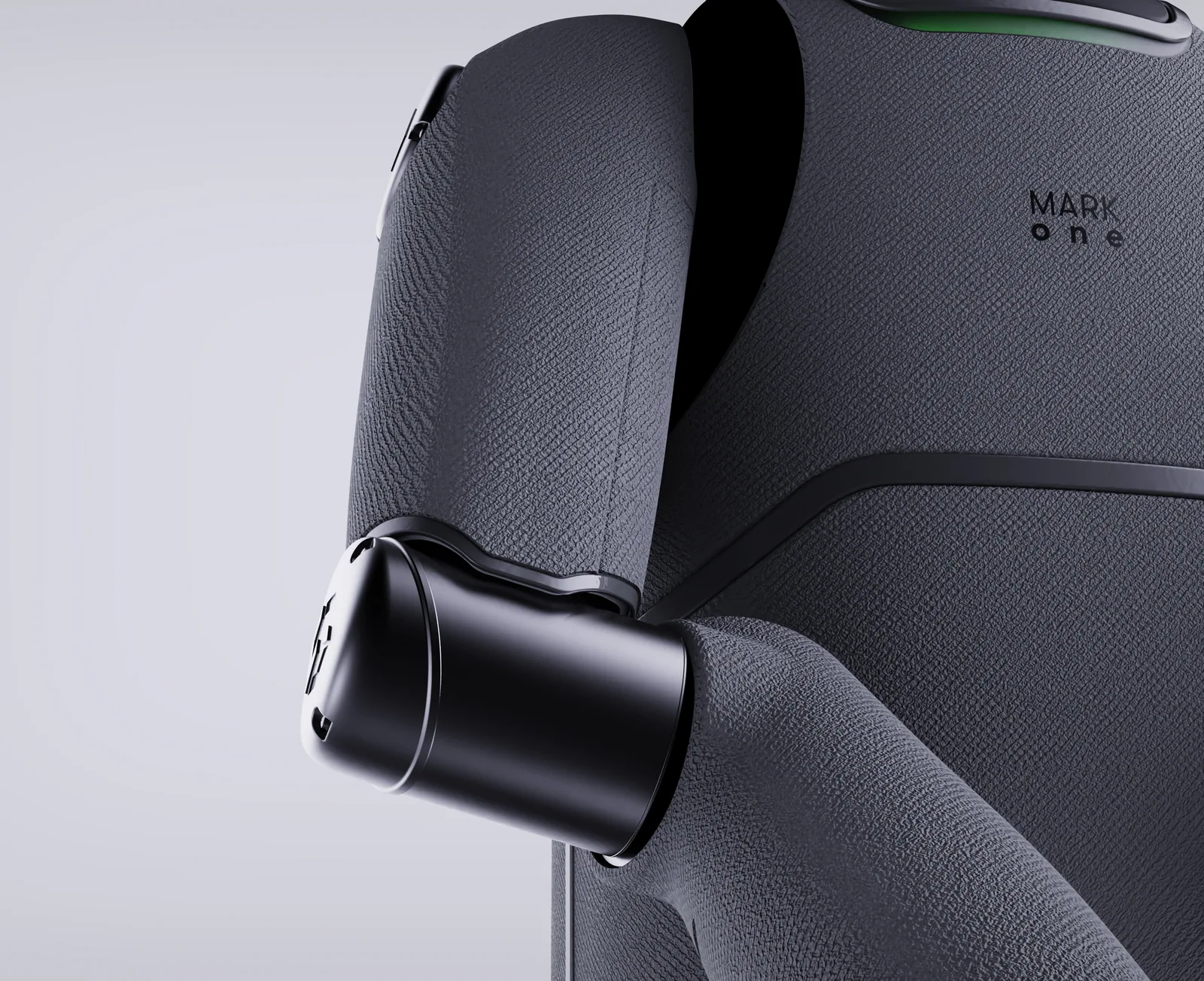 Close-up of the MARK One elbow joint